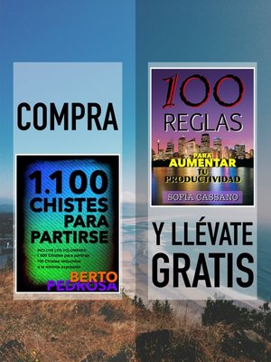 cover image of Compra "1100 Chistes para partirse" y llévate gratis "100 Reglas para aumentar tu productividad"
